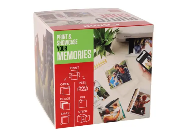 ფოტოს ქაღალდი Canon Photo Cube and Frame + PP-201 5x5” Photo Paper Plus Glossy II (40 sheets) - Creative Pack, 2 image
