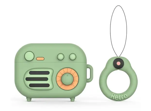 ყურსასმენის ქეისი Silicone Case for AirPods Pro - Green, 2 image