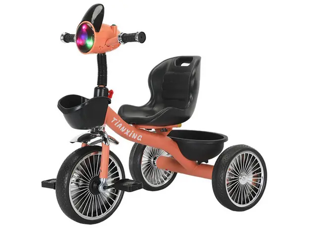 ბავშვთა სამთვალა პედლებიანი ველოსიპედი 602PINK, 2 image