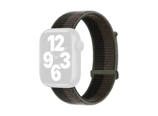 სმარტ საათის სამაჯური TVC KALEBOL Nylon Watch Band for Apple Watch Series 10 Ultra 9 8 7 SE 6 5 4 3 2 1 46mm 49mm 45mm 44mm 42mm Wrist Strap - Storm Black, 3 image