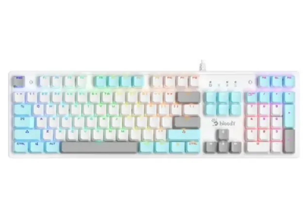 კლავიატურა A4Tech Bloody S520N Mechanical BLMS Brown Switch RGB Gaming Keyboard Pudding Black, 2 image