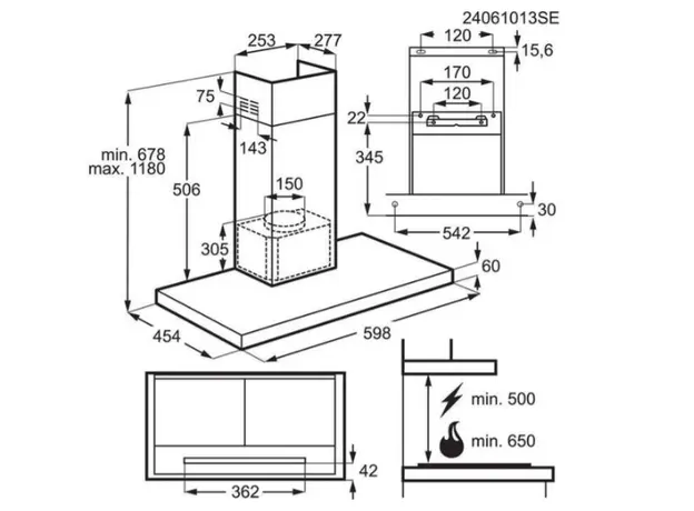 გამწოვი AEG NDB6761HB, 3 image
