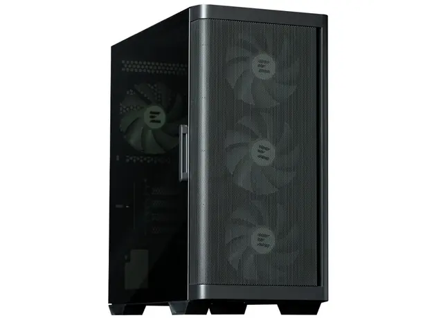 კომპიუტერის ქეისი Zalman PC case M4 without PSU, 2xUSB3.0, 1xUSB2.0, 4x120mm ARGB, VGA 320mm, LCS ready, TG Side Window, mATX, black, 3 image