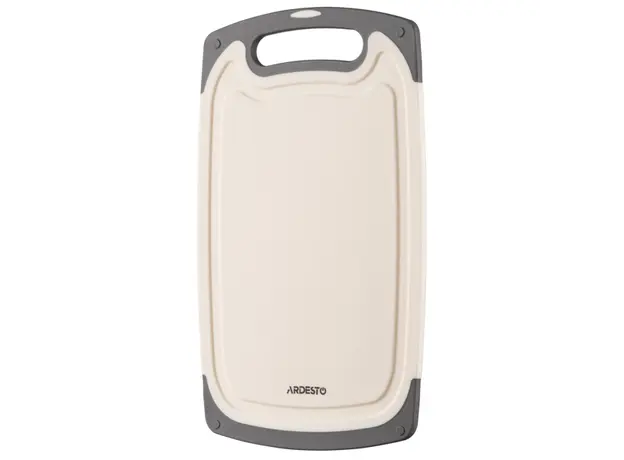 საჭრელი დაფა Ardesto Cutting board Gemini, 33х20х0.85cm, plastic, white