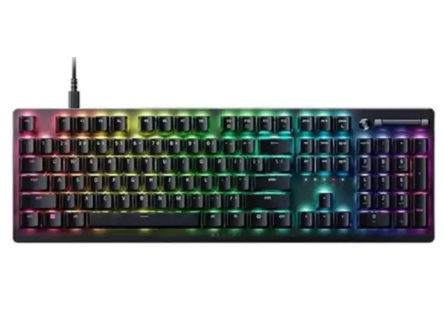 კლავიატურა Razer Keyboard mechanical DeathStalker V2 105key, Red Switch, USB-A, EN/RU, RGB, black, 2 image
