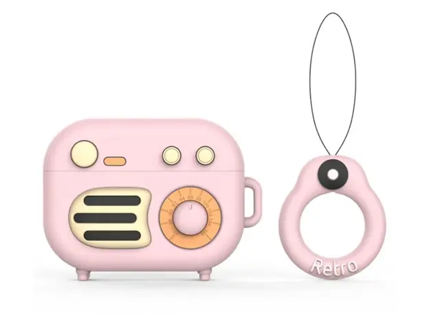 ყურსასმენის ქეისი Silicone Case for AirPods Pro - Pink