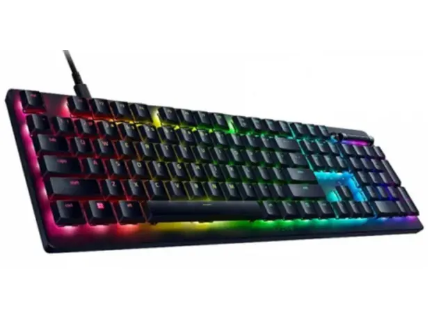 კლავიატურა Razer Keyboard mechanical DeathStalker V2 105key, Red Switch, USB-A, EN/RU, RGB, black, 4 image