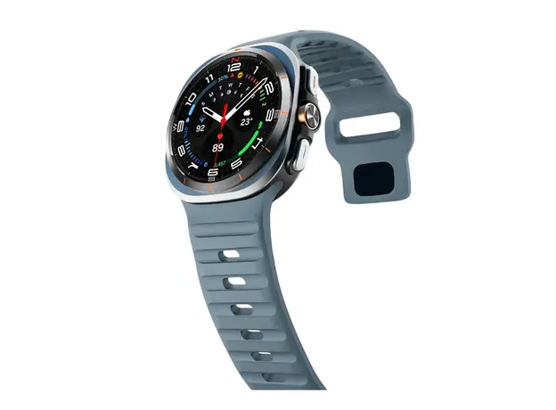 სმარტ საათის სამაჯური TVC Samsung Galaxy Watch Ultra 47mm Silicone Watch Band Breathable Sport Watch Strap - Ocean Blue, 3 image