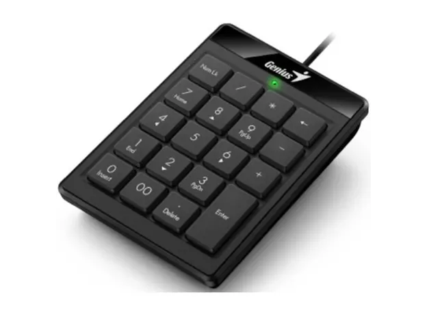 კლავიატურა Genius 110, Wired, USB, NumPad, Black