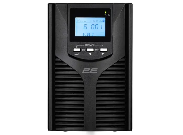 უწყვეტი კვების წყარო 2E OD1000, 1000VA/900W, LCD, USB, 2xSchuko