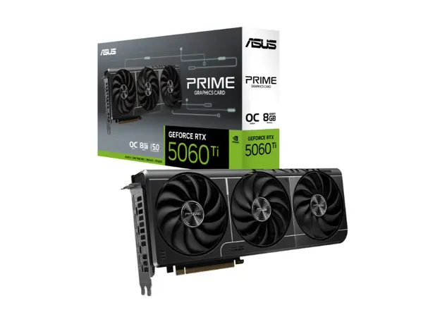 ვიდეო დაფა ASUS Graphic Card GeForce RTX 5060 Ti 8GB GDDR7 OC PRIME-RTX5060TI-O8G, 2 image