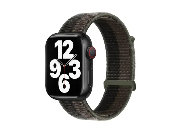 სმარტ საათის სამაჯური TVC KALEBOL Nylon Watch Band for Apple Watch Series 10 Ultra 9 8 7 SE 6 5 4 3 2 1 46mm 49mm 45mm 44mm 42mm Wrist Strap - Storm Black