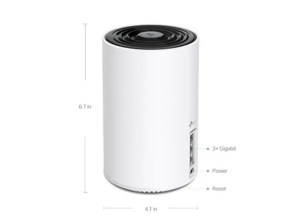 Wi-Fi როუტერი TP-link Deco XE75 (2-pack) AXE5400 Whole Home Mesh Wi-Fi 6E System, 3 image