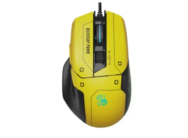 მაუსი A4Tech Bloody W70 Max RGB Gaming Mouse Punk Yellow, 2 image