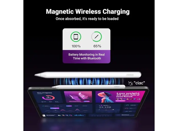 სტილუსი UGREEN LP653 (15910), Smart Stylus Pen For iPad, White, 5 image