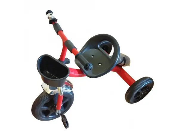 საბავშვო სამთვალა პედლებიანი ველოსიპედი 513RED, 4 image