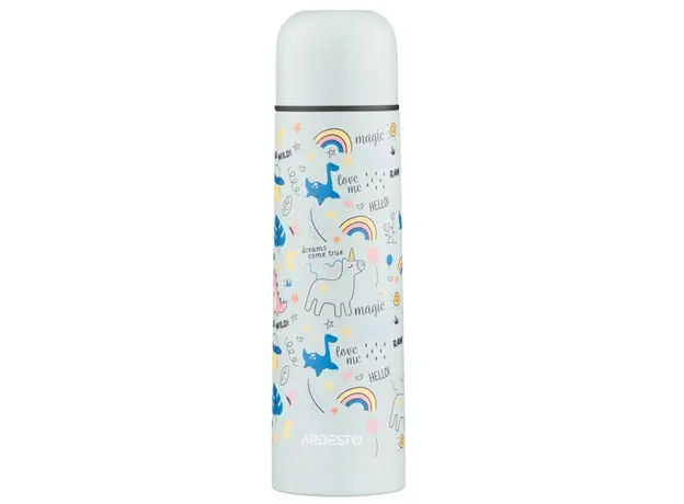 თერმოსი Ardesto Vacuum flask Magic 500ml, stainless steel, grey