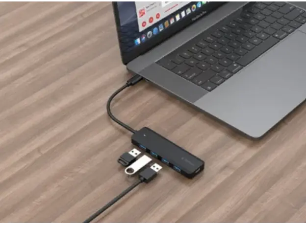 USB ჰაბი Gembird UHB-CM-U3P4P-01 4-port USB 3.1 Type-C Hub, 8 image