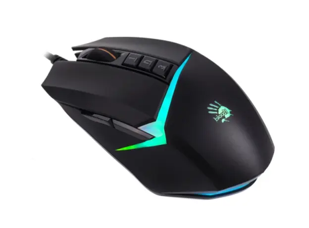 მაუსი A4tech Bloody W60 Max RGB Gaming Mouse Stone Black, 3 image