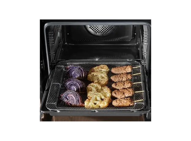 ჩასაშენებელი ღუმელი Hansa electrical, 77L, А, display, convection, black, 7 image