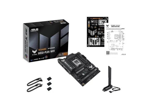 დედა დაფა ASUS Motherboard TUF GAMING B850-PLUS WIFI sAM5 B850 4xDDR5 M.2 HDMI DP WiFi BT ATX, 6 image