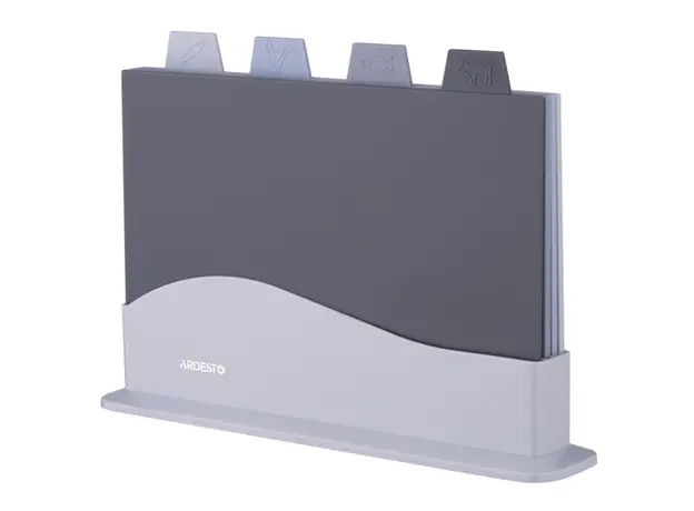 საჭრელი დაფა Ardesto AR1404GB, 4Pcs, Cutting Board Set, Grey
