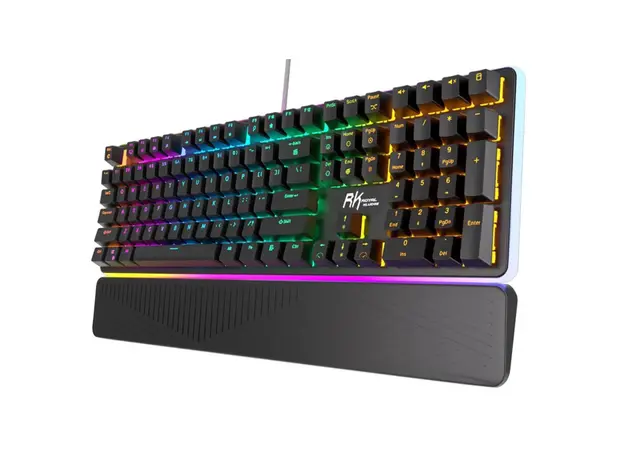 კლავიატურა Royal Kludge RK918 Mechanical Keyboard, Brown switch, Wired, USB, Black, 4 image