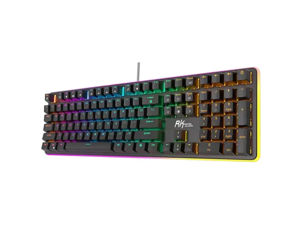 კლავიატურა Royal Kludge RK918 Mechanical Keyboard, Brown switch, Wired, USB, Black, 6 image