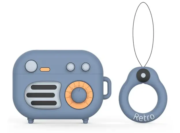 ყურსასმენის ქეისი Silicone Case for AirPods Pro - Blue