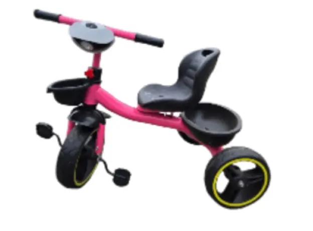 სამთვალა ველოსიპედი 701VS-PINK, 2-5 წლის ბავშვებისთვის