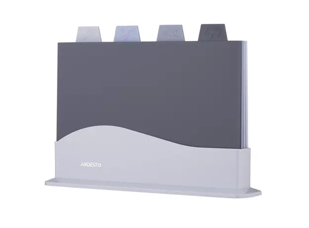 საჭრელი დაფა Ardesto AR1404GB, 4Pcs, Cutting Board Set, Grey, 3 image