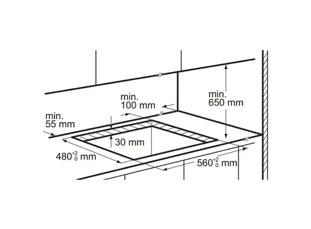 გაზქურის ზედაპირი Electrolux KGS6436K, 7 image