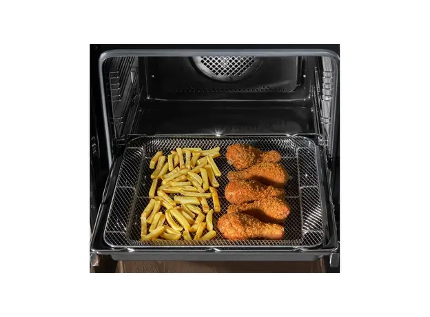 ჩასაშენებელი ღუმელი Hansa electrical, 77L, А, display, convection, black, 6 image