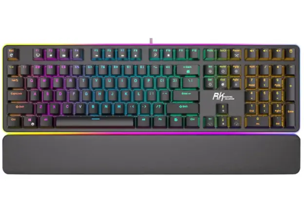 კლავიატურა Royal Kludge RK918 Mechanical Keyboard, Brown switch, Wired, USB, Black, 2 image