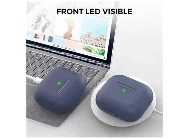 ყურსასმენის ქეისი Silicone Case For AirPods 3 - Midnight Blue, 6 image