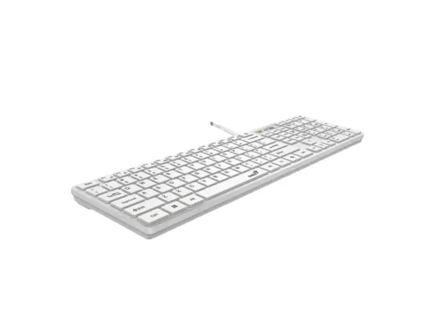 კლავიტურა Genius,Keyboard  SlimStar 126  USB White, 4 image