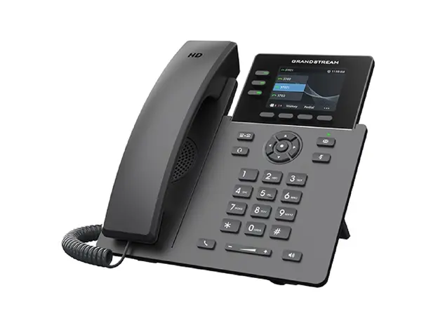 IP ტელეფონი Grandstream GRP2611G, Professional P Phone, 3 SIP accounts, 3 lines, 2x GbE PoE, 320x240 (2.8") color LCD, 12 virtual BLF keys, 5V/0.6A PSU, 6 image
