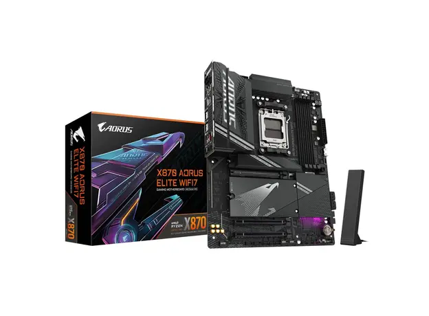 დედა დაფა GIGABYTE X870 A ELITE WIFI7 sAM5 X870 4xDDR5 M.2 HDMI ATX, 6 image