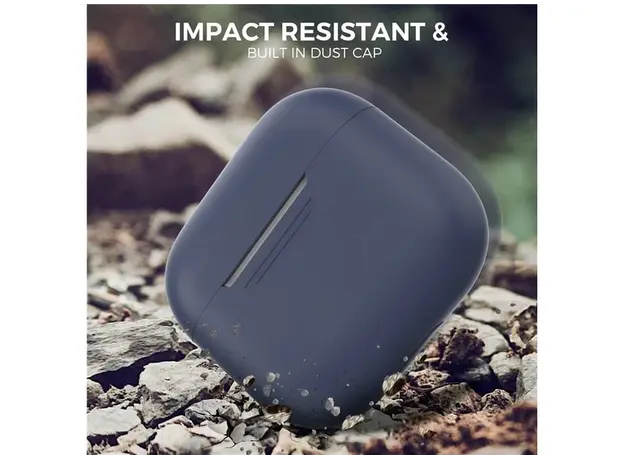 ყურსასმენის ქეისი Silicone Case For AirPods 3 - Midnight Blue, 4 image