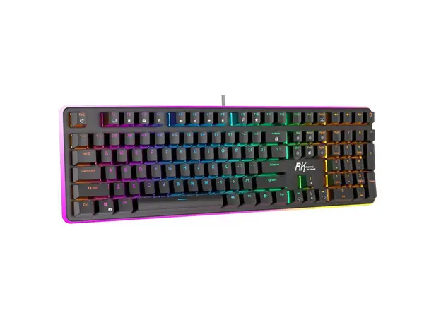 კლავიატურა Royal Kludge RK918 Mechanical Keyboard, Brown switch, Wired, USB, Black, 3 image