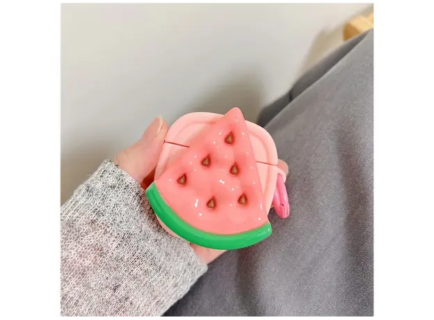 ყურსასმენის ქეისი Silicone Case For AirPods 2nd gen - Watermelon, 3 image