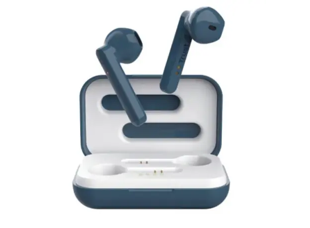 ყურსასმენი Trust Primo Touch Bluetooth Wireless Earphones Blue - 23780, 2 image
