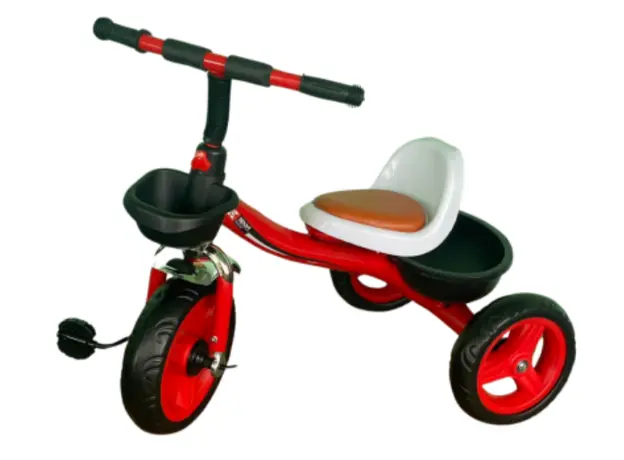 საბავშო სამთვალა პედლებიანი ველოსიპედი 400RED, 2 image