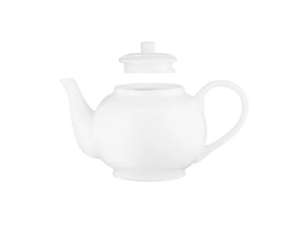 ჩაიდანი Ardesto Tea pot Imola, 850ml, porcelain, white, 3 image