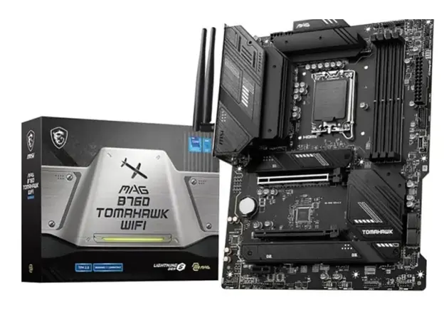 დედა დაფა MSI MAG B760 TOMAHAWK WIFI s1700 B760 4xDDR5 HDMI DP WiFi BT ATX, 2 image