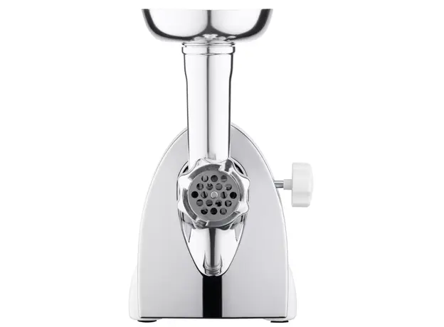 ხორცსაკეპი მანქანა Ardesto Meat grinder, 2000W, prod.-1.9kg/min, 3 cutting plates+for sausag.plates, 3 vegetable slicer, plastik, silver, 6 image