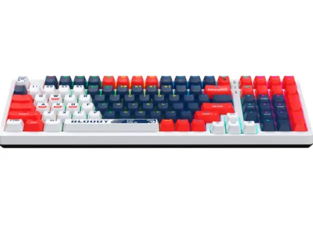 კლავიატურა A4tech Bloody S98 RGB Mechanical Gaming Keyboard Red Switch US Layout Sports Navy, 4 image