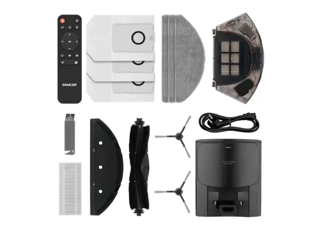 მტვერსასრუტი Sencor SRV 9185BK Robot Vacuum Cleaner Black, 7 image