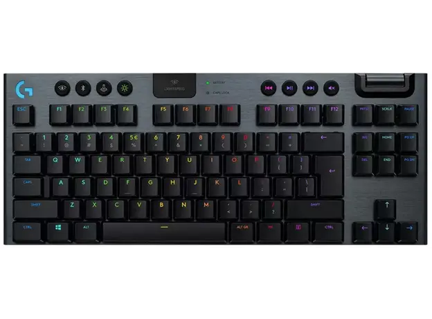 კლავიატურა LOGITECH G915 X LIGHTSPEED Wireless Gaming Keyboard - BLACK - US INT'L - 2.4GHZ/BT - N/A - EMEA28i-935 - TACTILE, 2 image