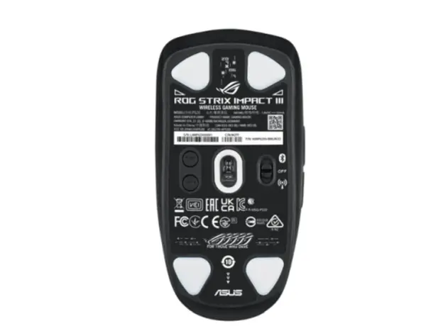მაუსი Asus ROG Strix Impact III Wireless RGB Gaming Mouse Black - 90MP03D0-BMUA00, 5 image